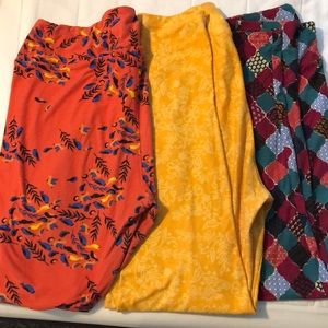 Lularoe TC leggings- set of 3